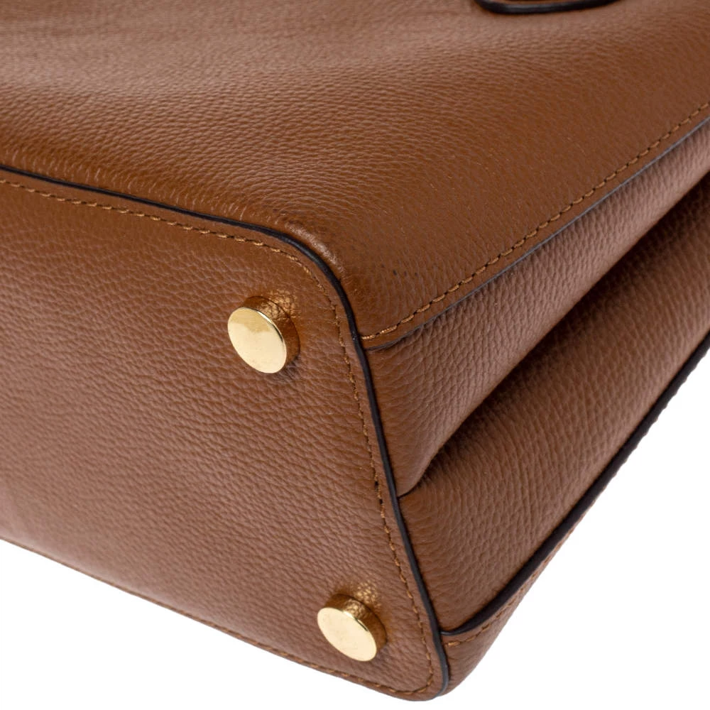 Michael Kors Brown Leather Adele Tote For Women - Image 11