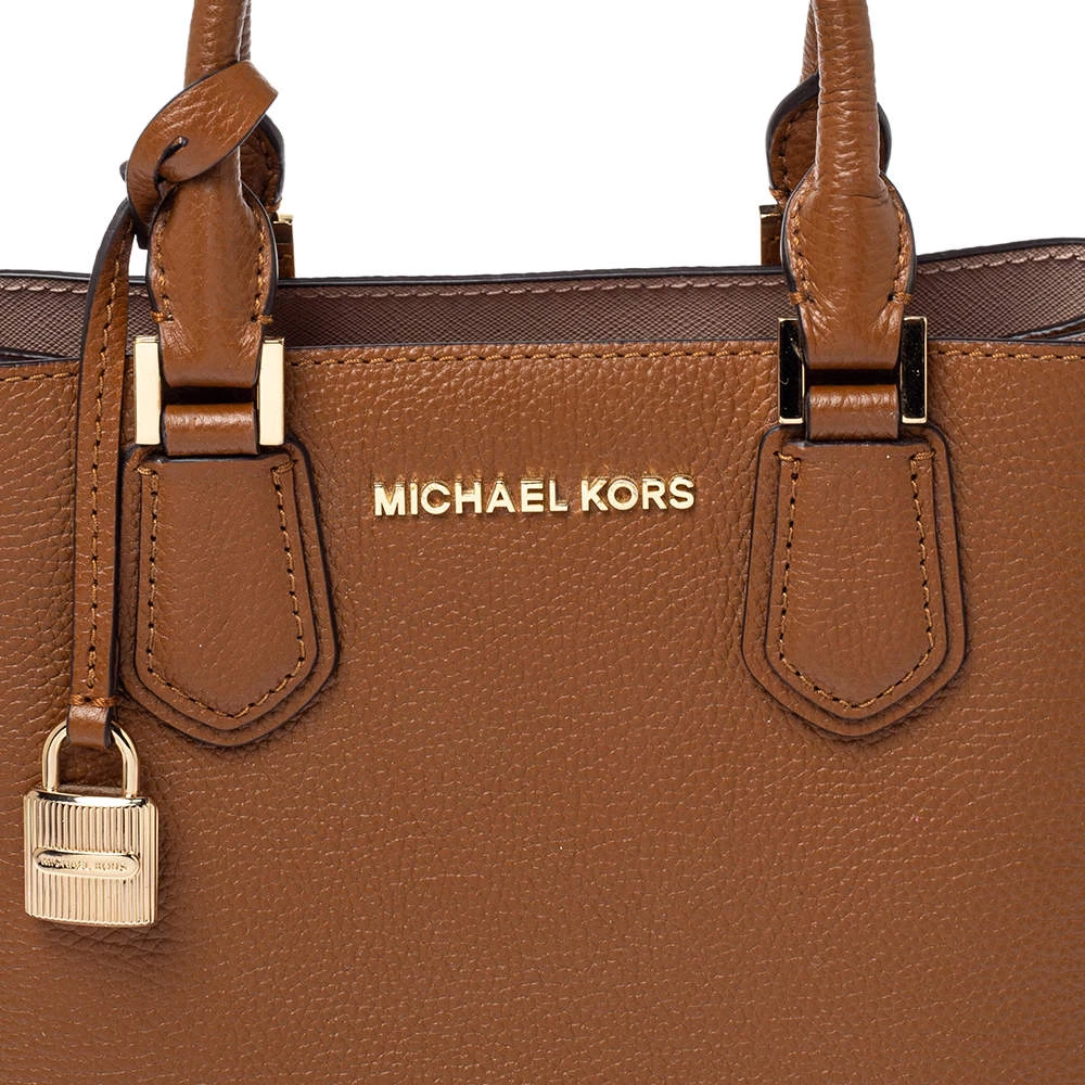 Michael Kors Brown Leather Adele Tote For Women - Image 5