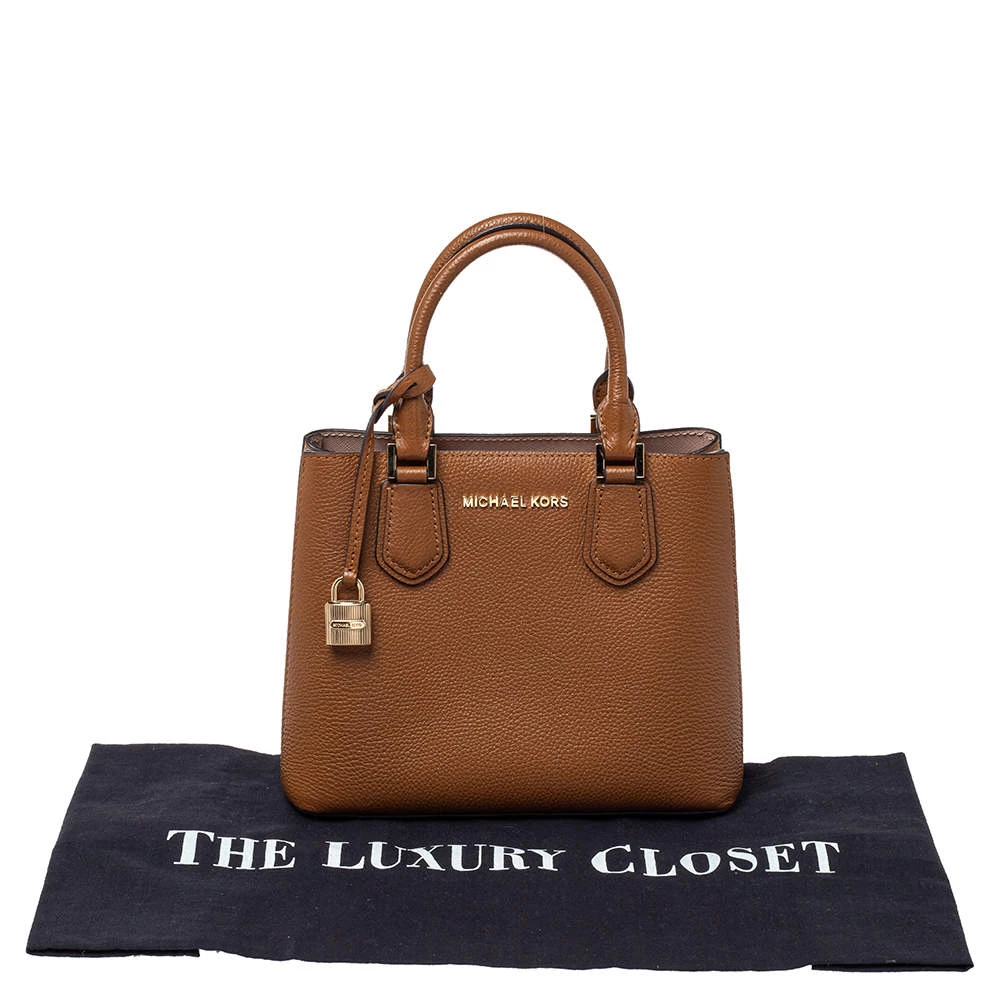 Michael Kors Brown Leather Adele Tote For Women - Image 9