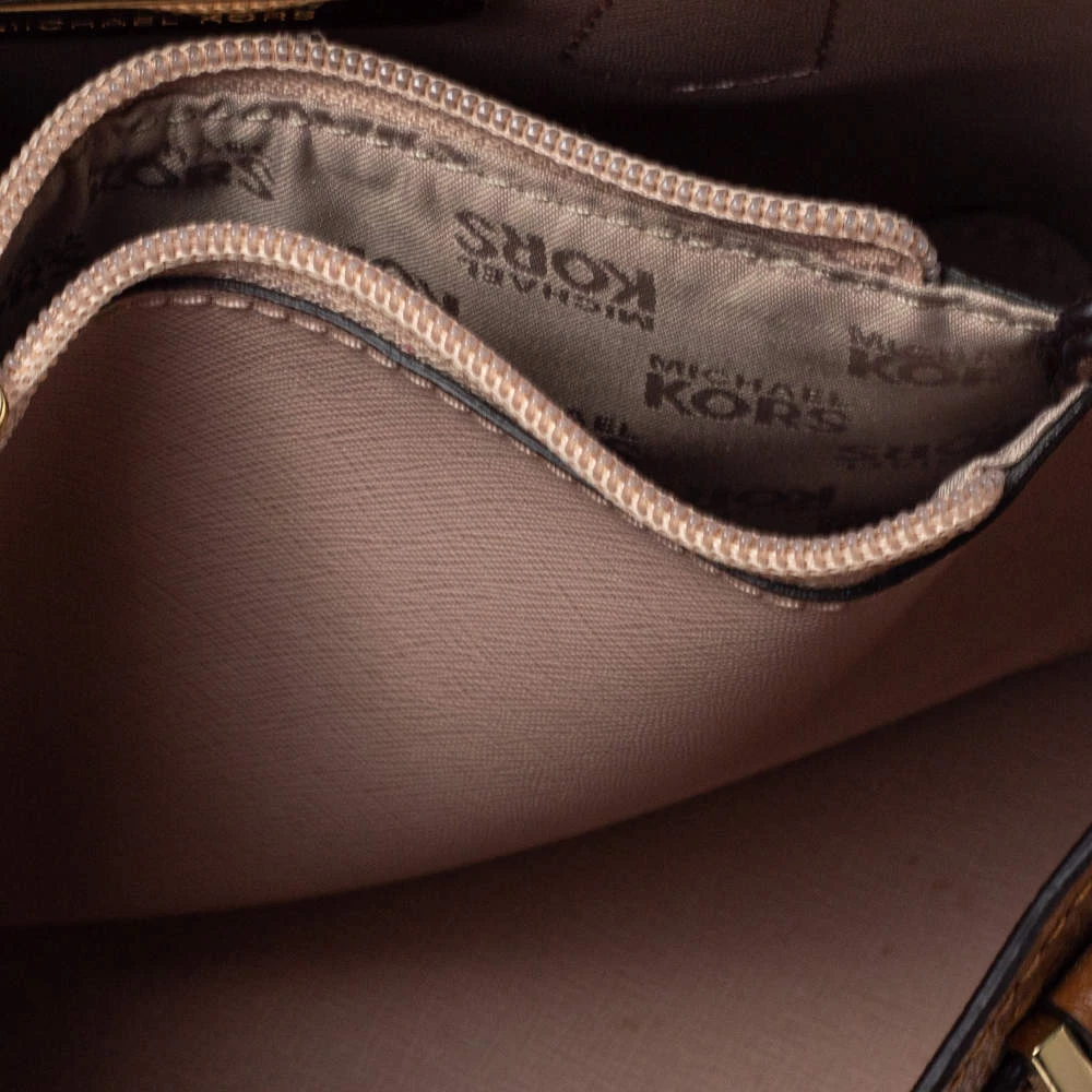 Michael Kors Brown Leather Adele Tote For Women - Image 7