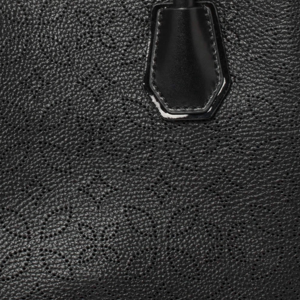 Michael Kors Black Perforated Leather Mercer Tote For Women - Image 5