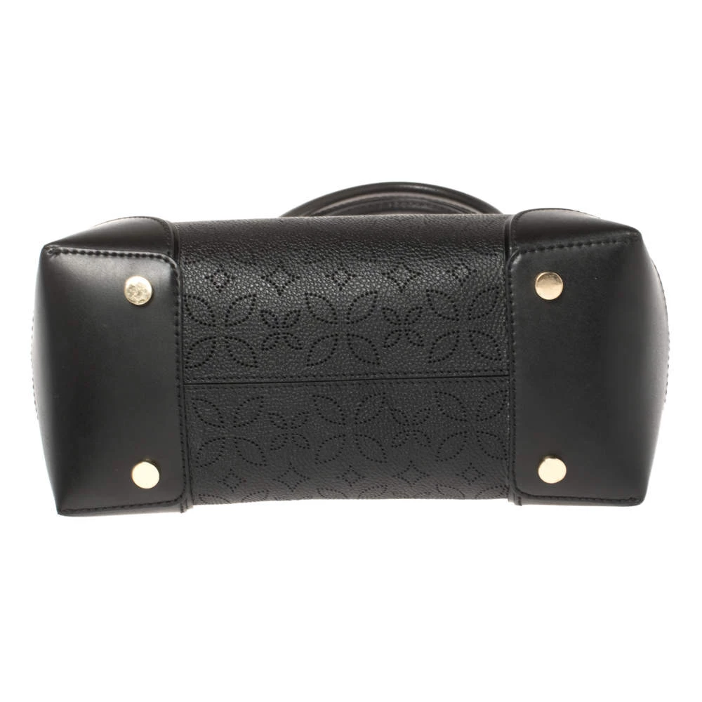 Michael Kors Black Perforated Leather Mercer Tote For Women - Image 7