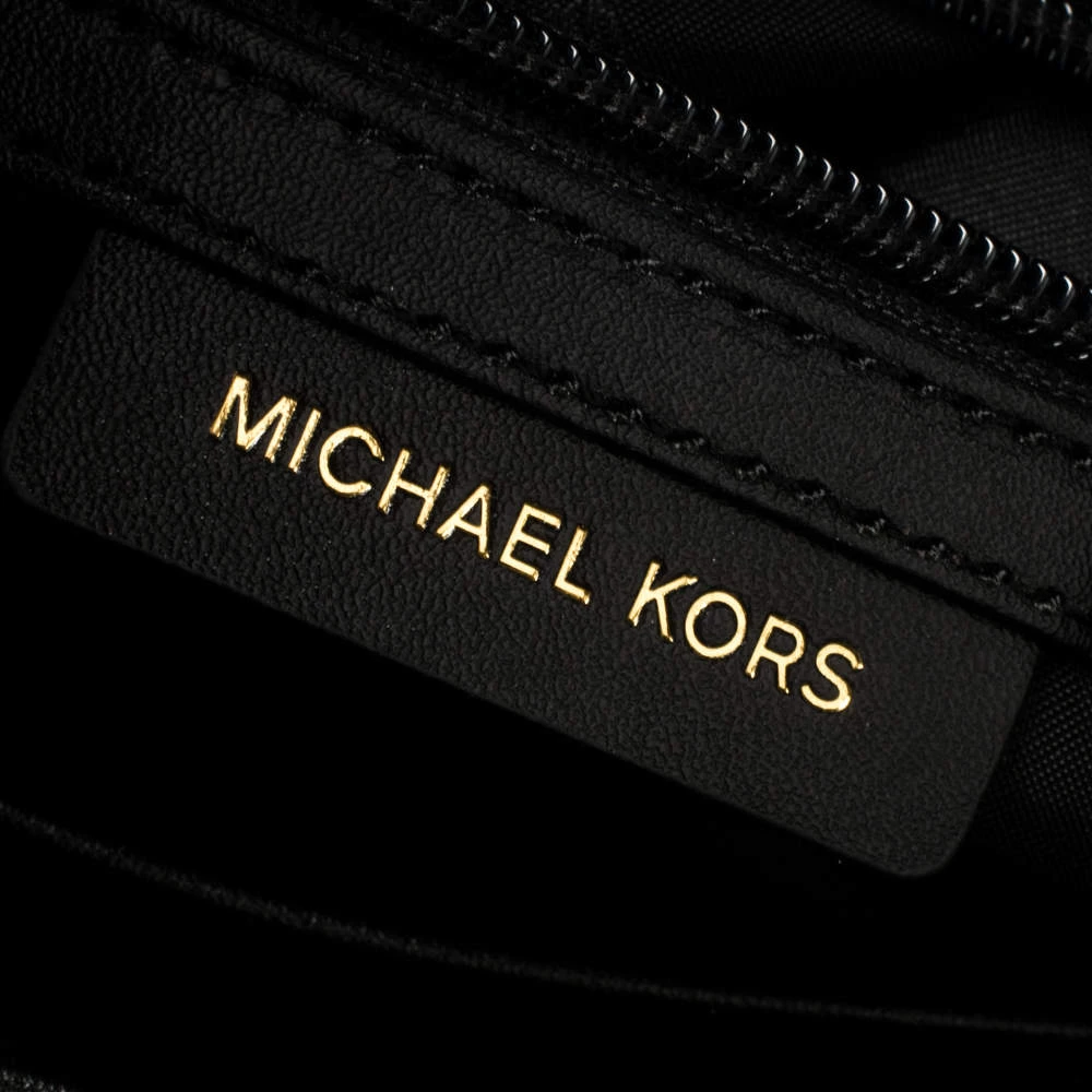 Michael Kors Black Perforated Leather Mercer Tote For Women - Image 9