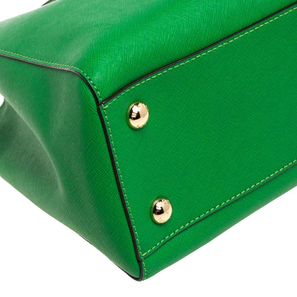 MICHAEL Michael Kors Green Leather Cynthia Tote For Women - Image 10