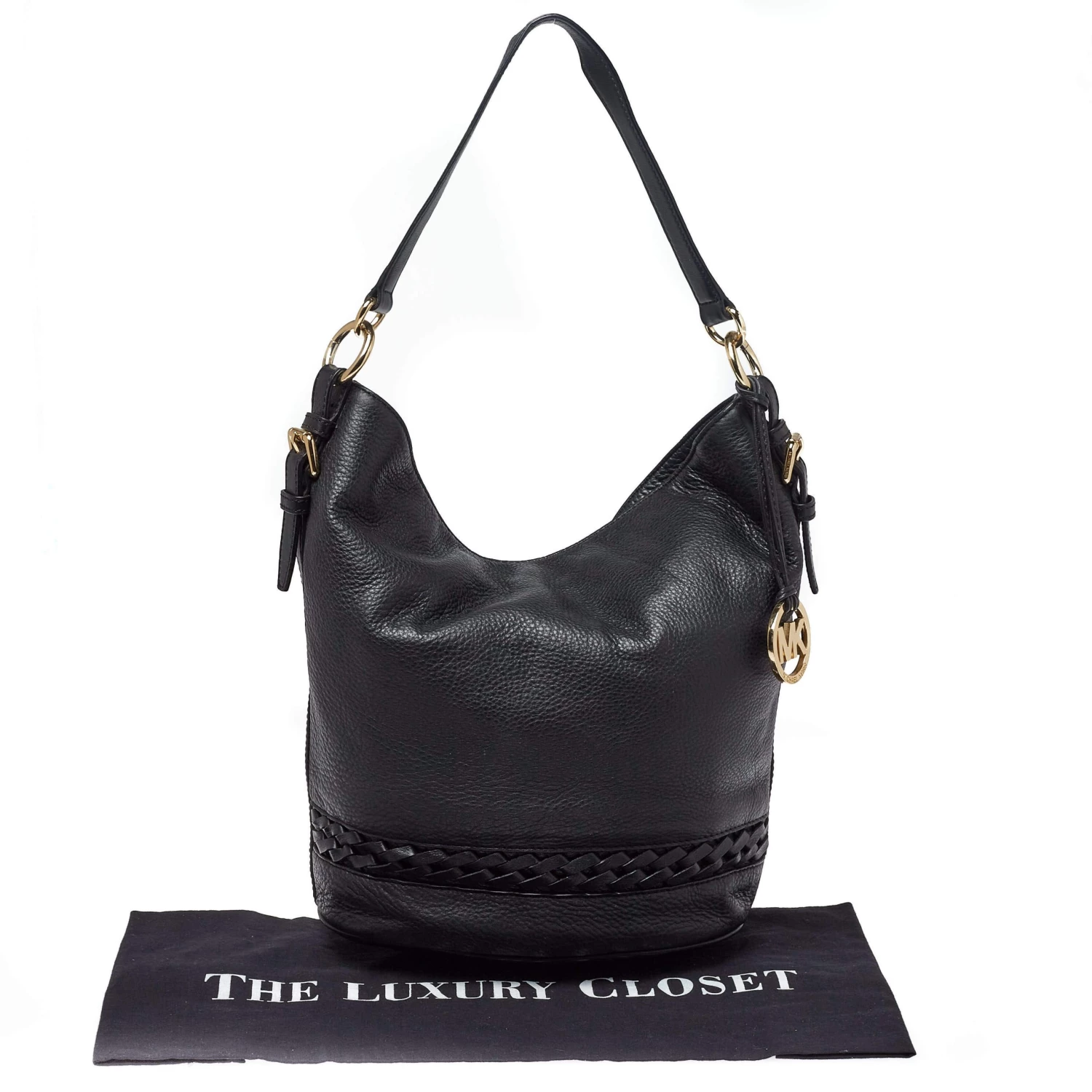 Michael Michael Kors Black Leather Hobo For Women - Image 9