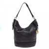 Michael Michael Kors Black Leather Hobo For Women
