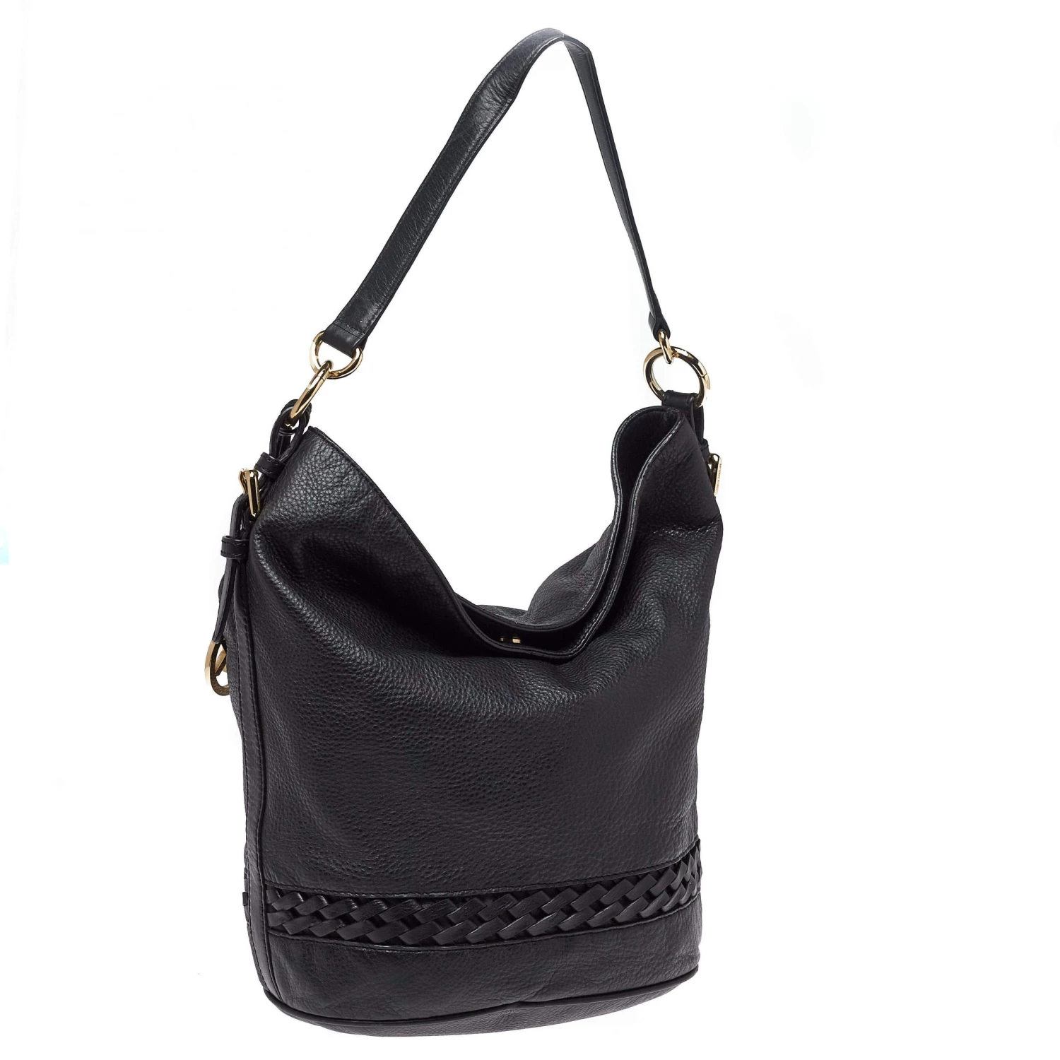 Michael Michael Kors Black Leather Hobo For Women - Image 3