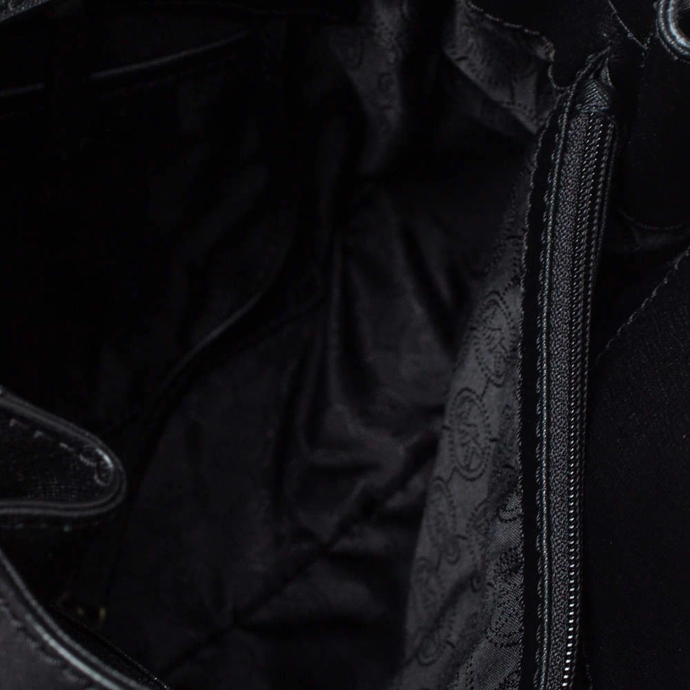 Michael Michael Kors Black Leather Large East West Hamilton Tote For Women - Image 7