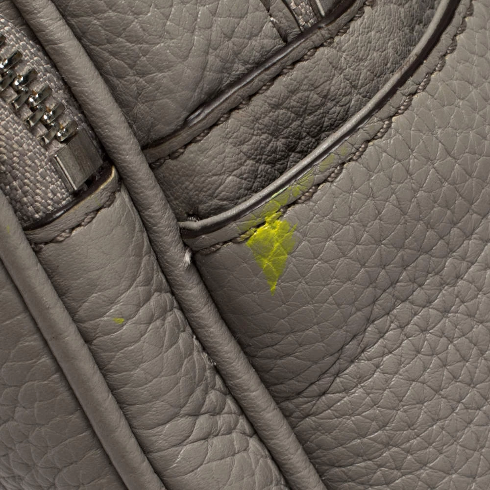 Michael Kors Grey Leather Abbey Studded Backpack For Women - Image 5