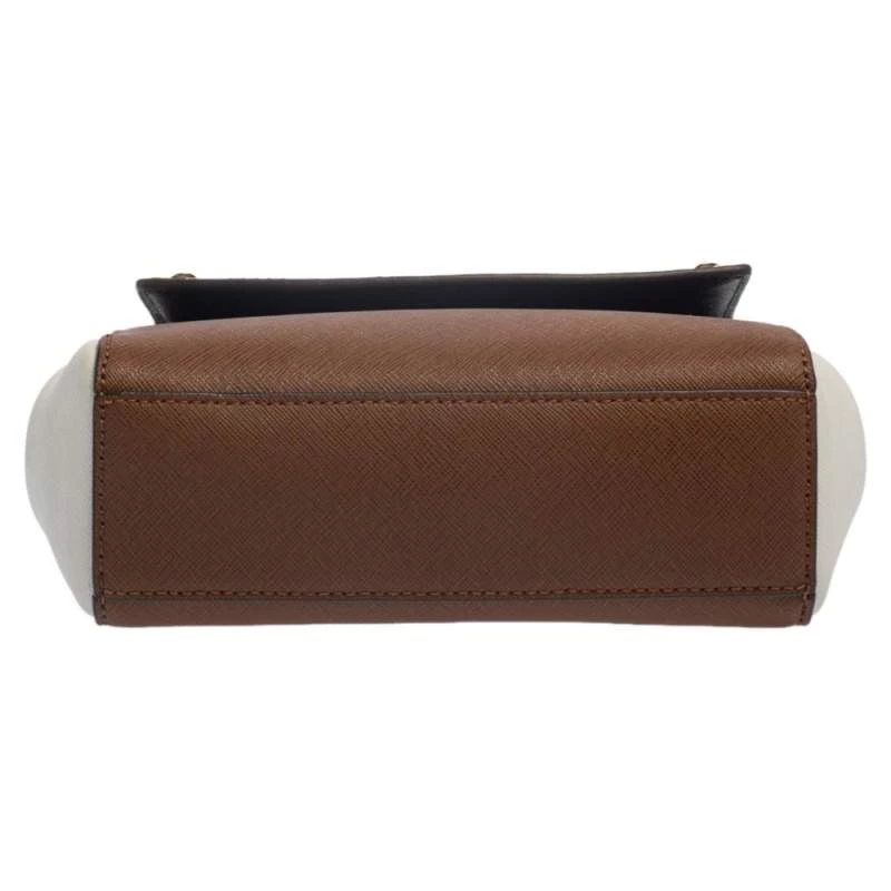 Michael Kors Tri Color Leather Mini Karla Top Handle Bag For Women - Image 7