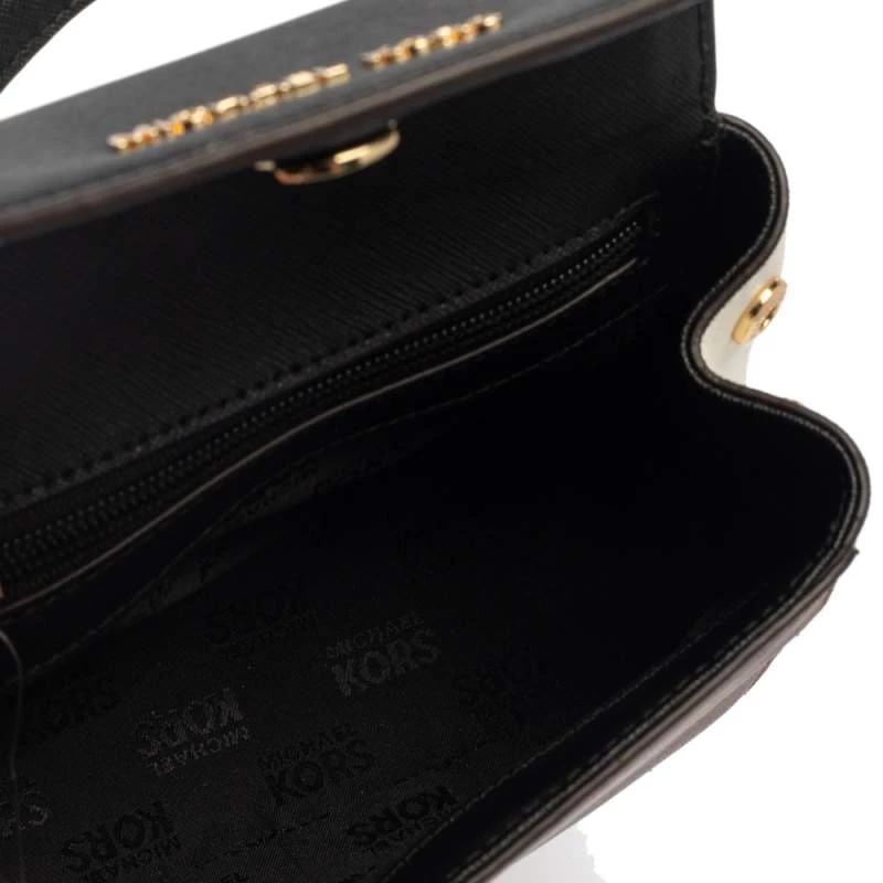 Michael Kors Tri Color Leather Mini Karla Top Handle Bag For Women - Image 8