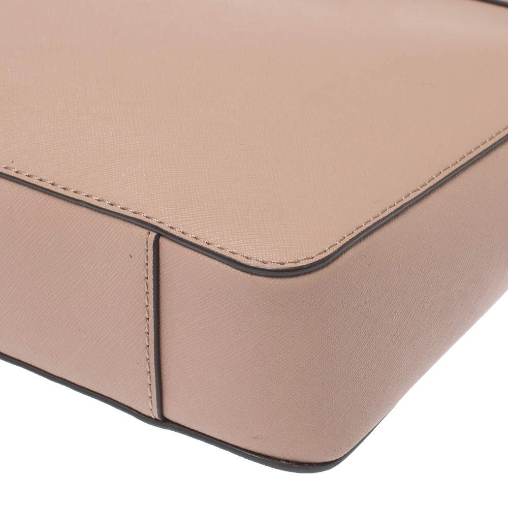 Michael Kors Pale Pink Leather Medium Hamilton Messenger Bag For Women - Image 10