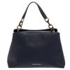 Michael Kors Blue Leather Signature Raven Tote For Women