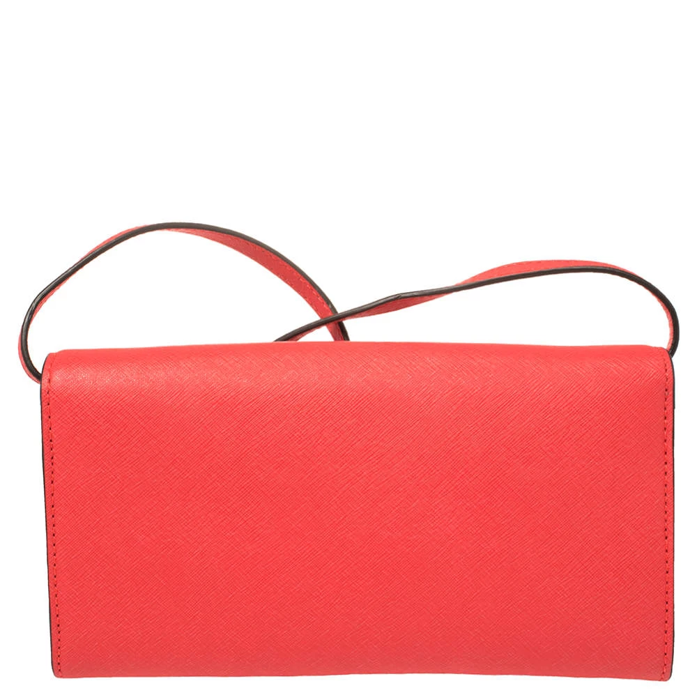 Michael Kors MICHAEL Micheal Kors Red Leather Cynthia Crossbody Bag For Women - Image 4