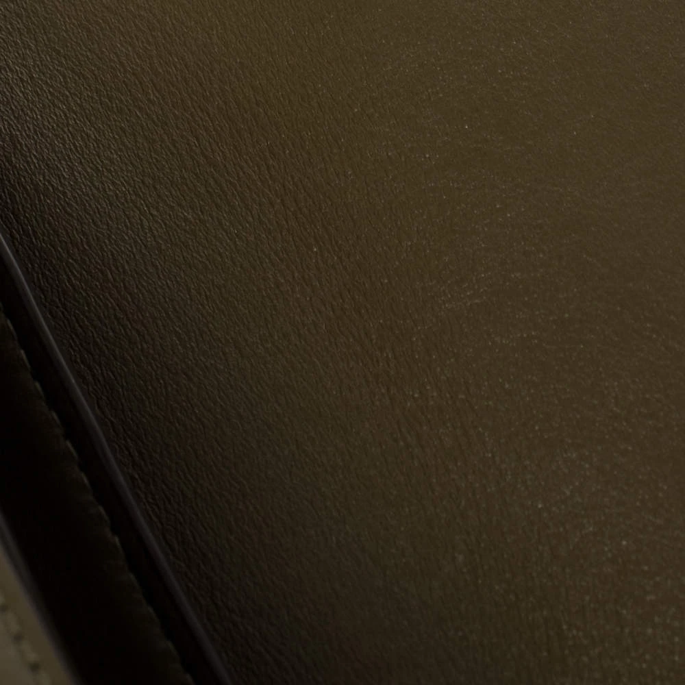 Michael Kors Olive Green Leather Delfina Saddle Bag For Women - Image 9