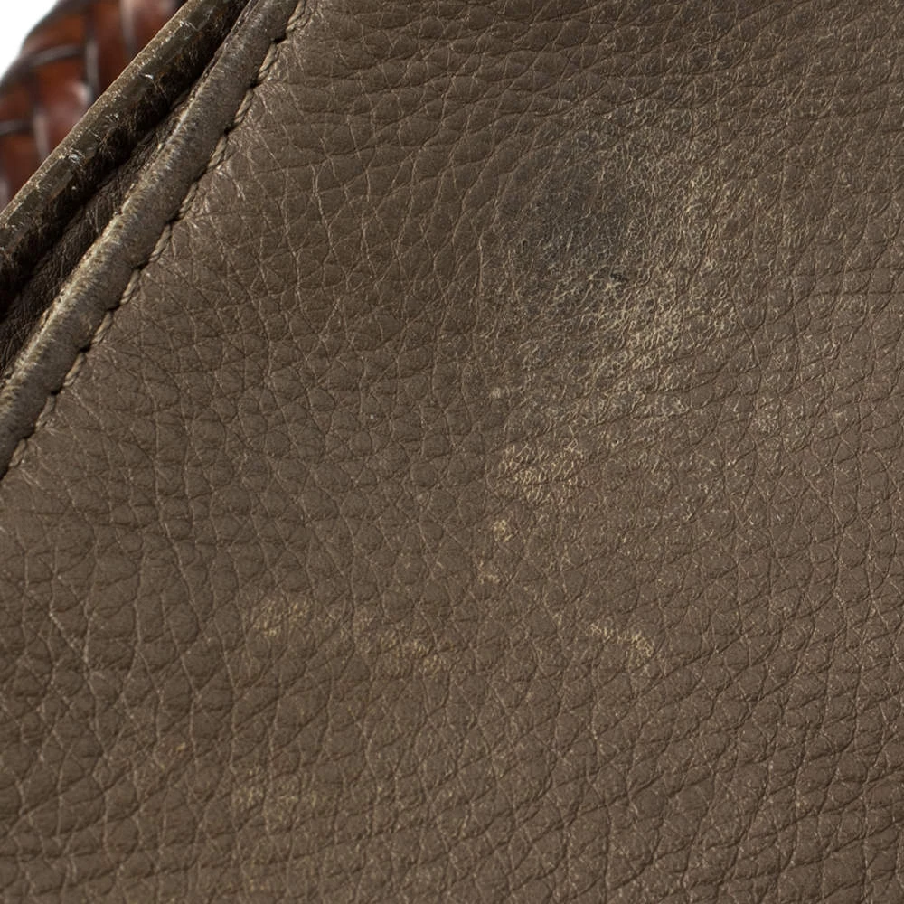 Michael Kors Dark Beige/Brown Soft Leather Skorpios Hobo For Women - Image 6