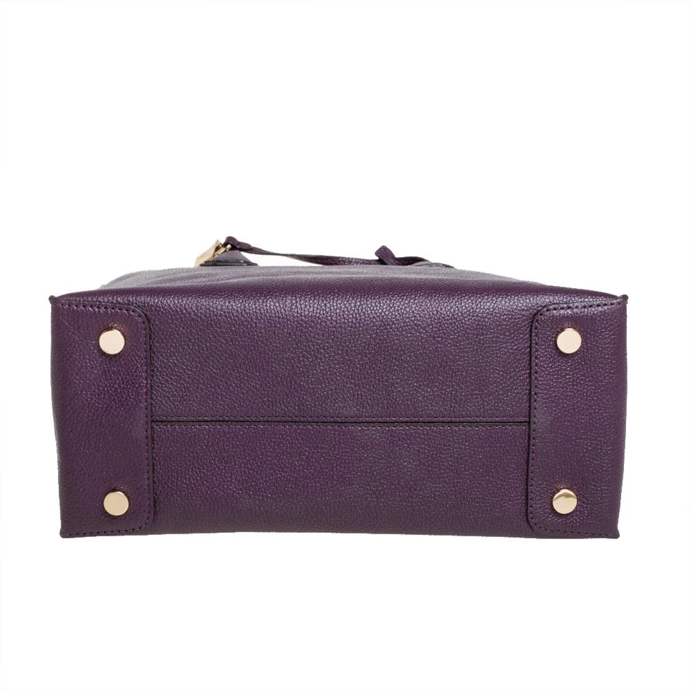 Michael Kors Burgundy Leather Mercer Tote For Women - Image 6