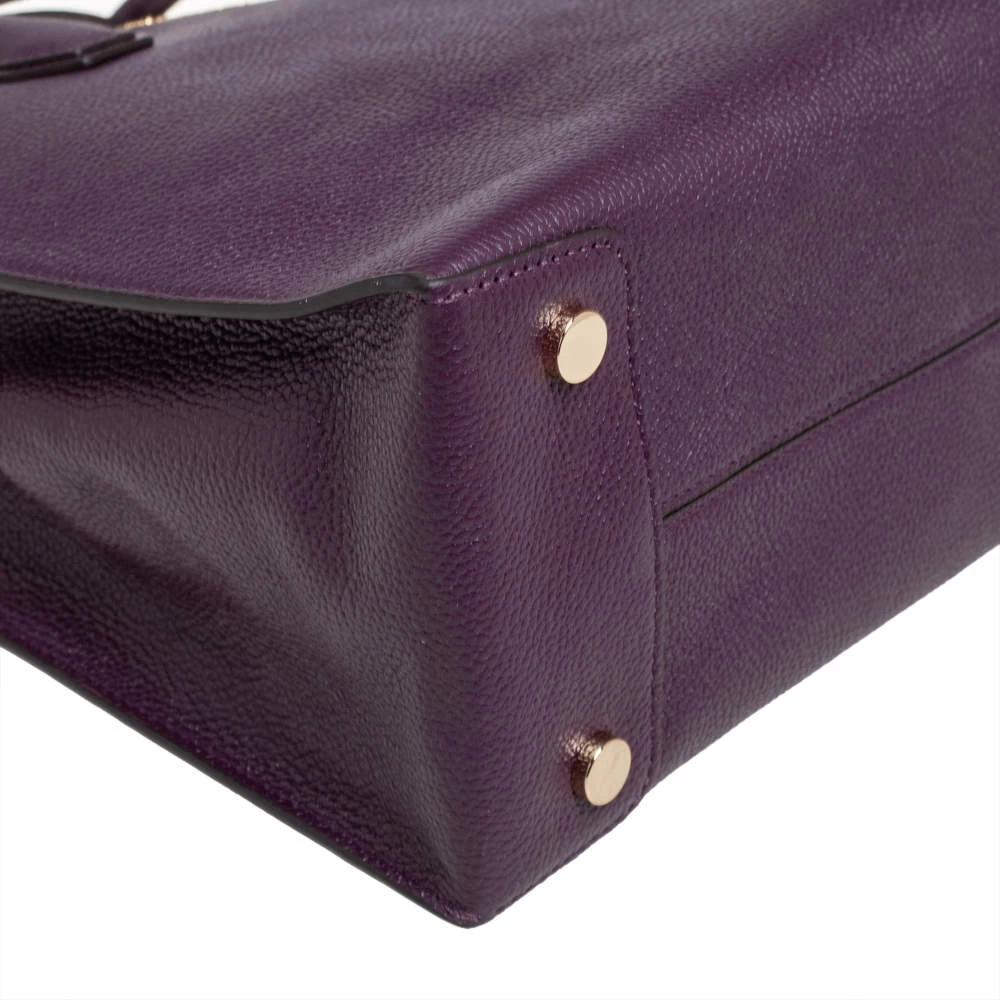 Michael Kors Burgundy Leather Mercer Tote For Women - Image 10