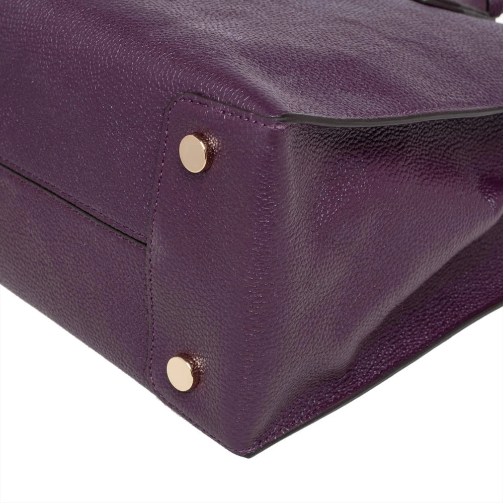 Michael Kors Burgundy Leather Mercer Tote For Women - Image 11