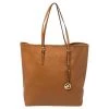 Michael Kors Brown Saffiano Leather XL Jet Set Travel Tote For Women