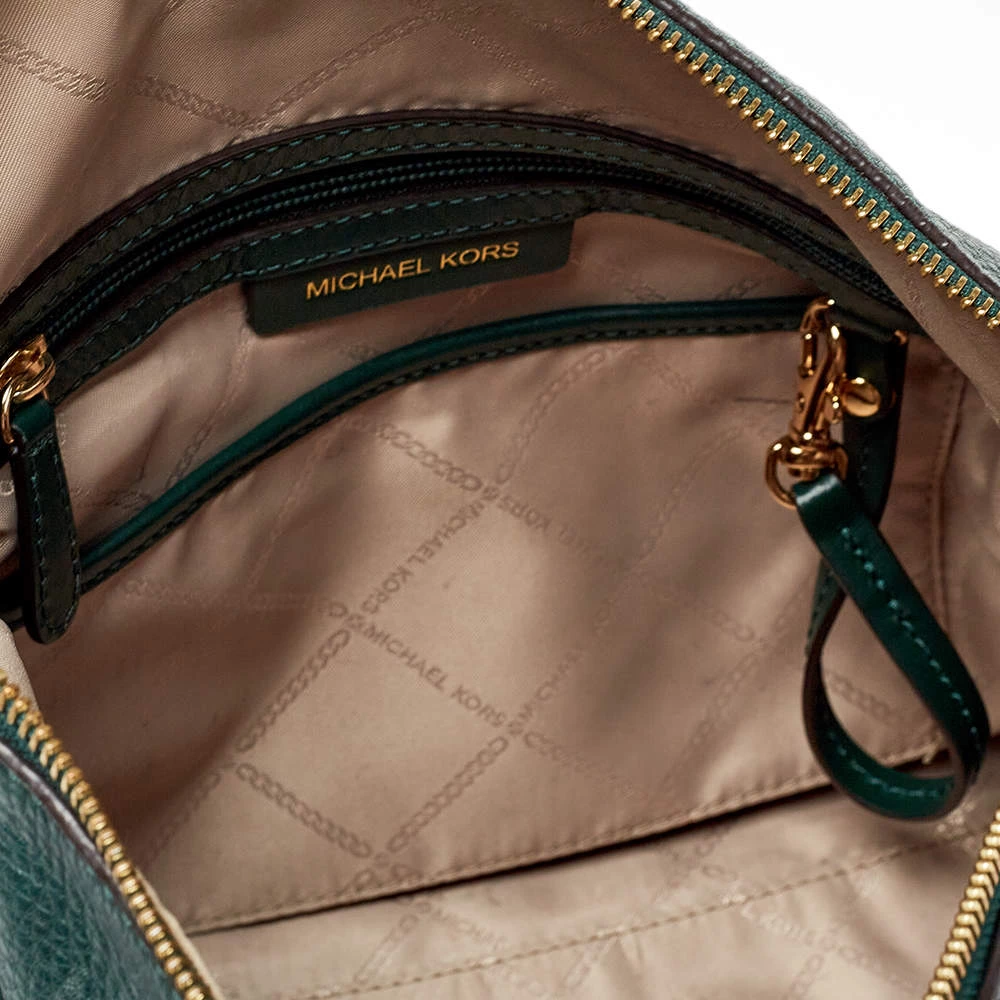 Michael Kors Green Leather Large Crosby Hobo For Women - Image 7