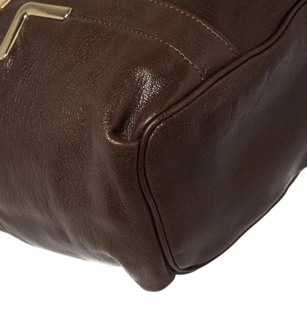 Michael Kors Brown Leather Hobo For Women - Image 11