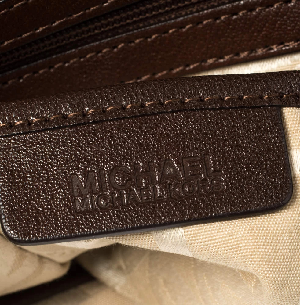 Michael Kors Brown Leather Hobo For Women - Image 8