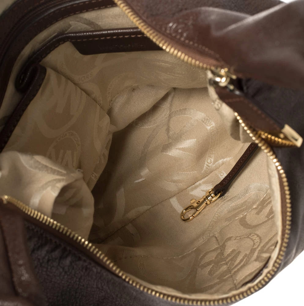 Michael Kors Brown Leather Hobo For Women - Image 7