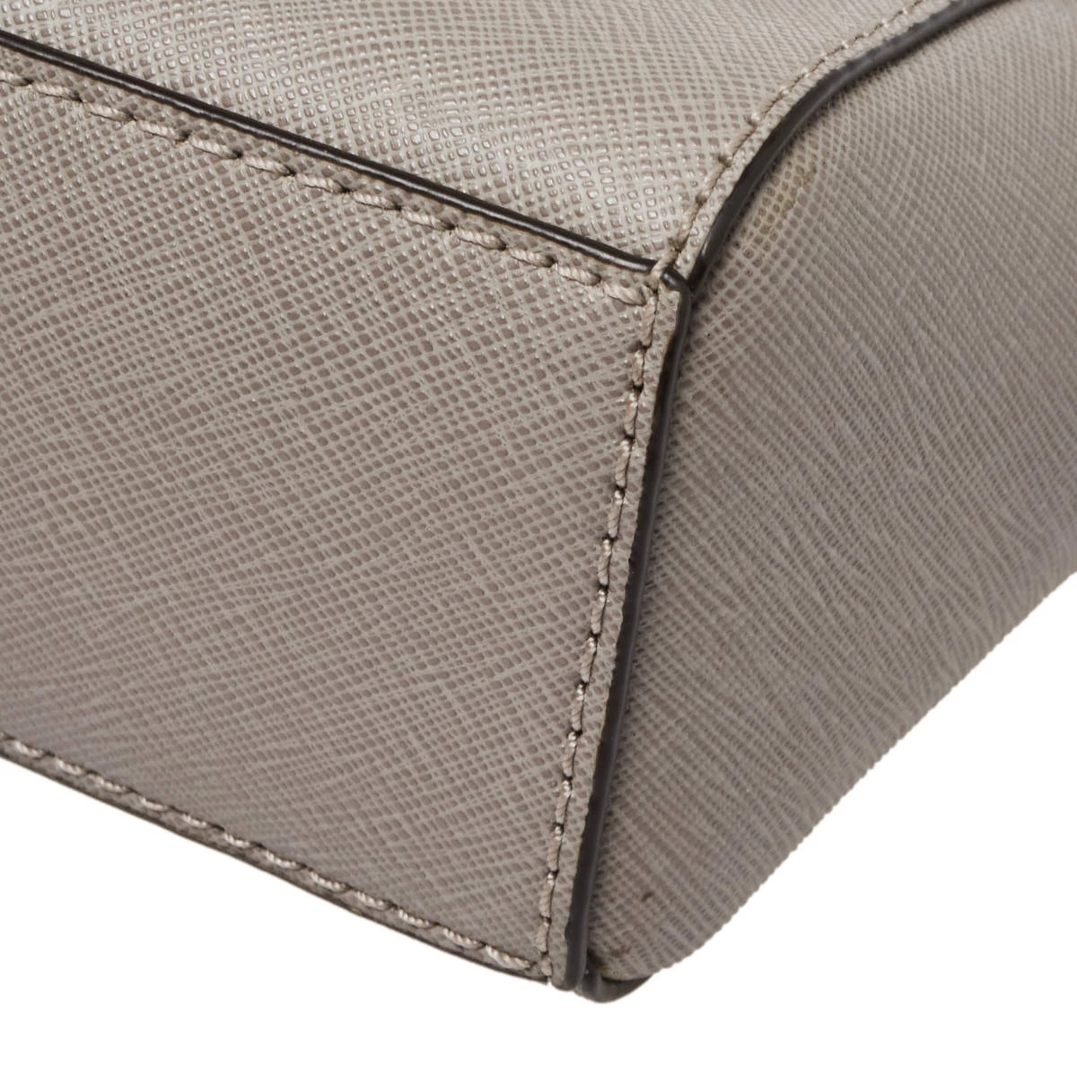 Michael Kors Grey Leather Mini Ava Top Handle Bag For Women - Image 11