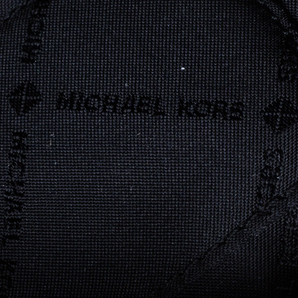 Michael Kors Neon Yellow/Black Leather And Mesh Sport Danika Crossbody Bag For Women - Image 9