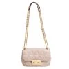 Michael Kors Pink Matelassé Leather Small Sloan Shoulder Bag For Women