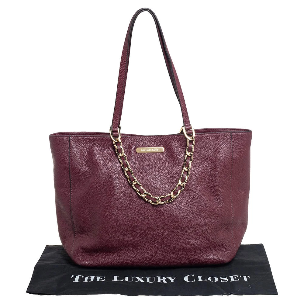Michael Kors Merlot Leather Harper Tote For Women - Image 8