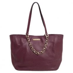 Michael Kors Merlot Leather Harper Tote For Women
