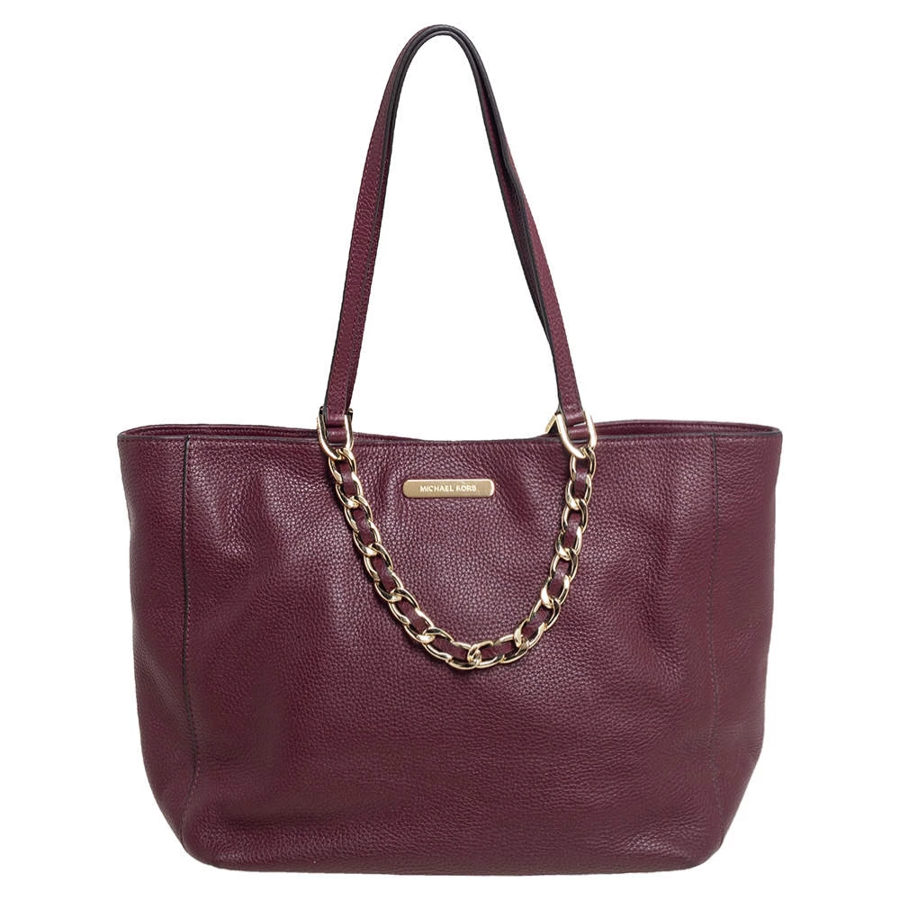 Michael Kors Merlot Leather Harper Tote For Women