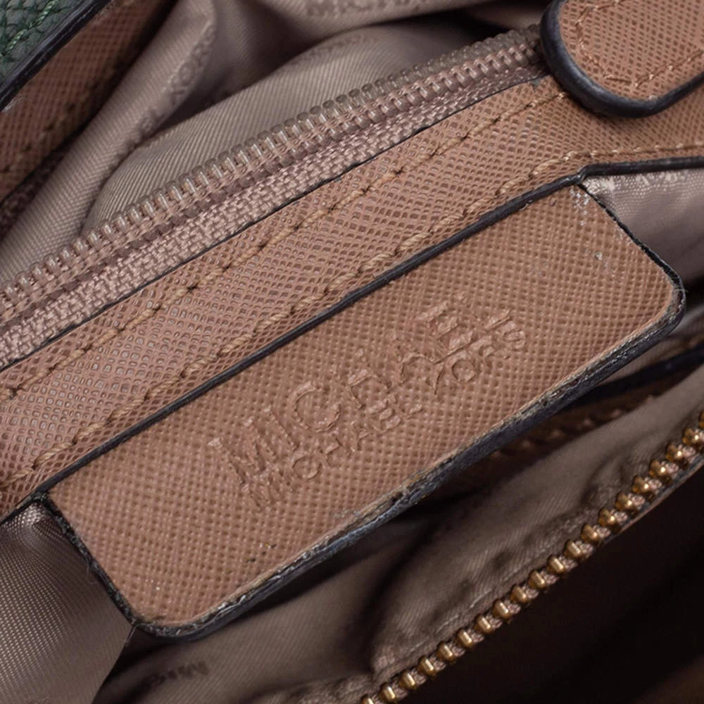 Michael Kors Green Grained Leather Large Mercer Tote For Women - Image 8