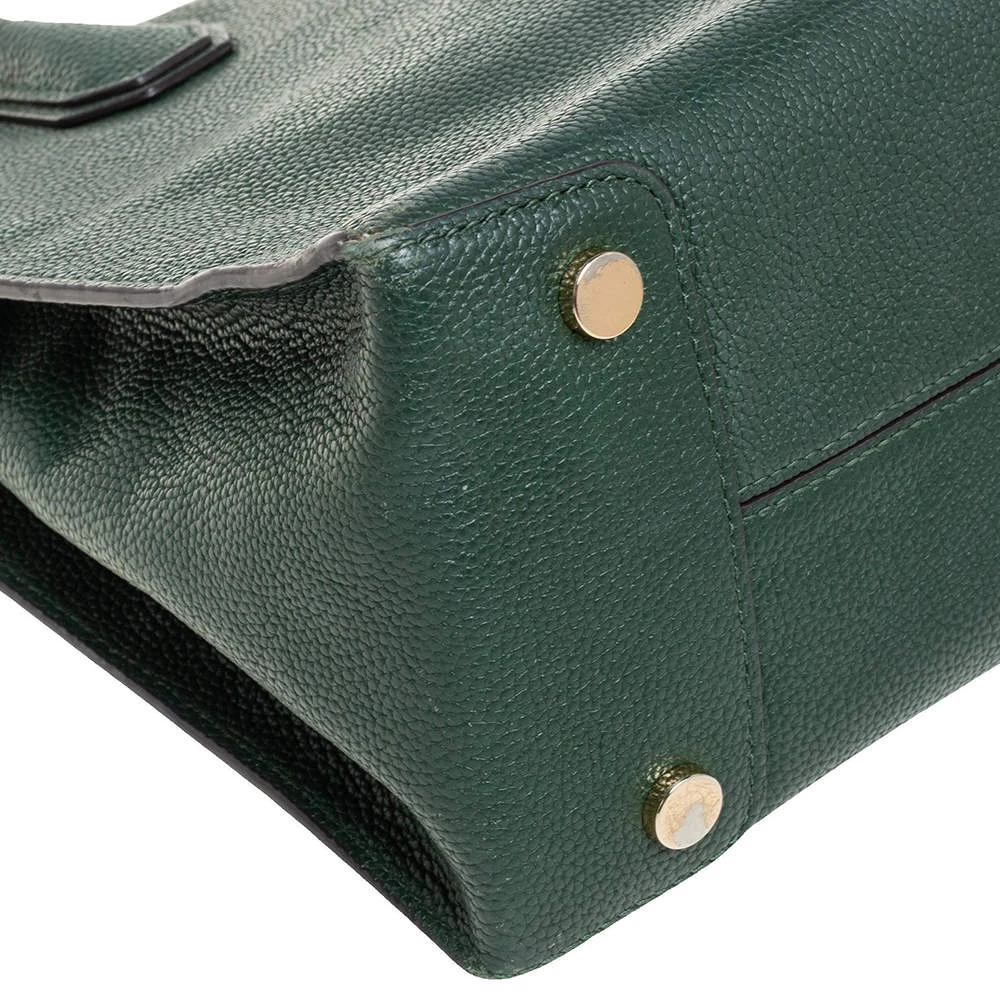 Michael Kors Green Grained Leather Large Mercer Tote For Women - Image 11