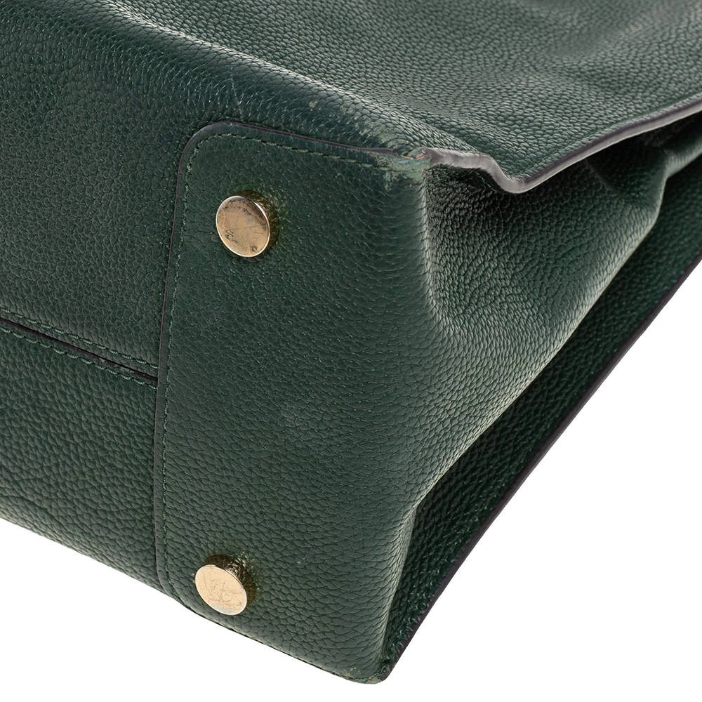Michael Kors Green Grained Leather Large Mercer Tote For Women - Image 10
