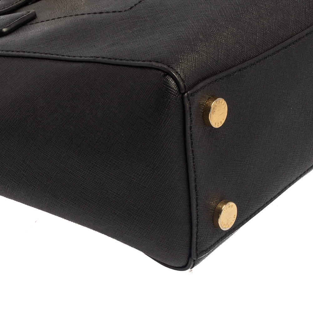 MICHAEL Michael Kors Black Saffiano Leather Hamilton East West Tote For Women - Image 12