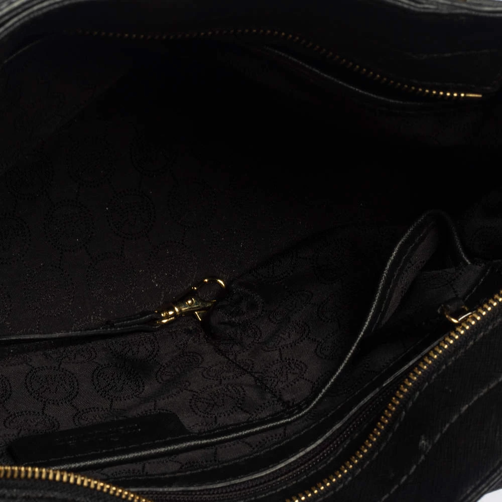 MICHAEL Michael Kors Black Saffiano Leather Hamilton East West Tote For Women - Image 8
