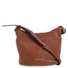 Michael Kors Brown Pebbled Leather Lupita Hobo For Women
