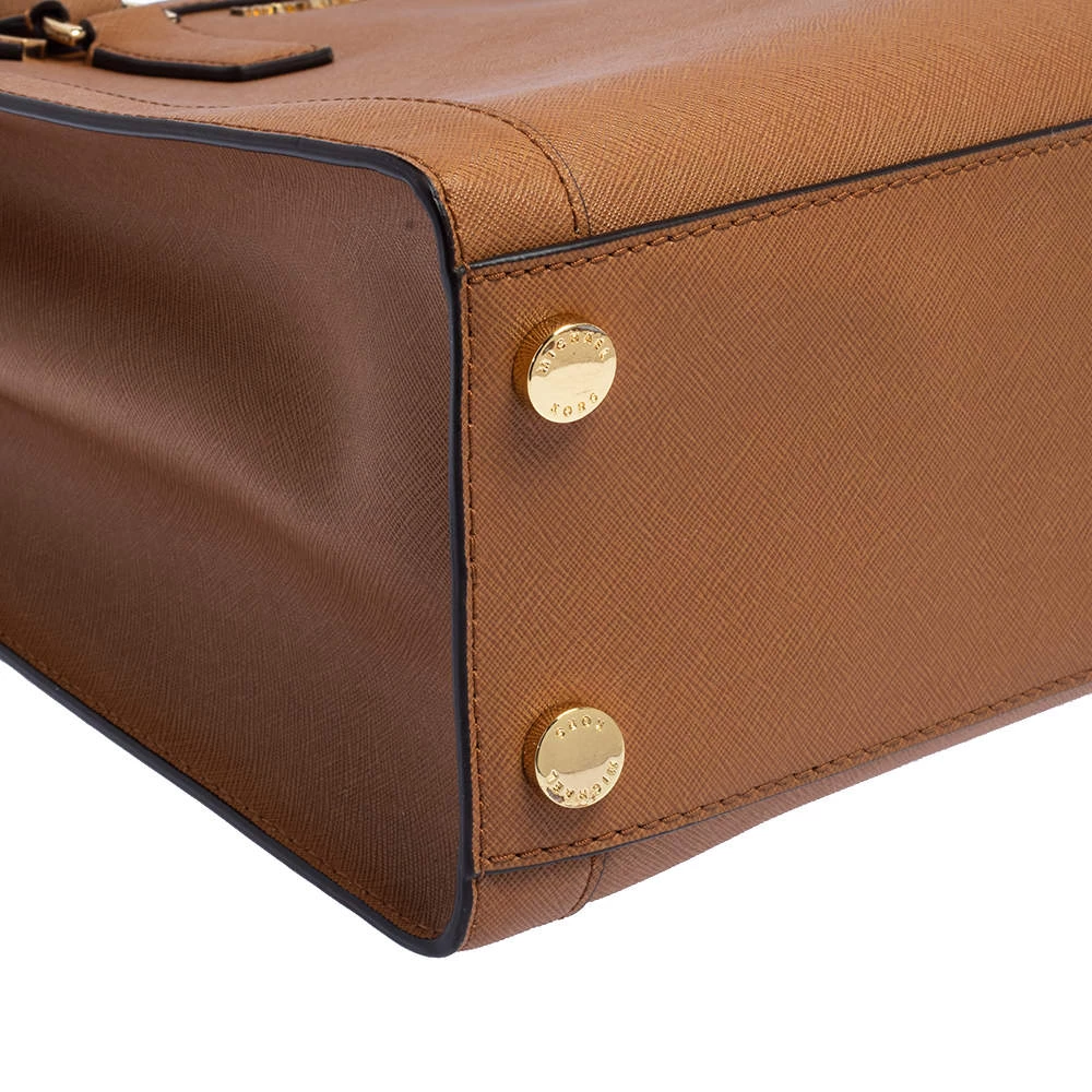 Michael Kors Brown Saffiano Leather Dillon Tote For Women - Image 11