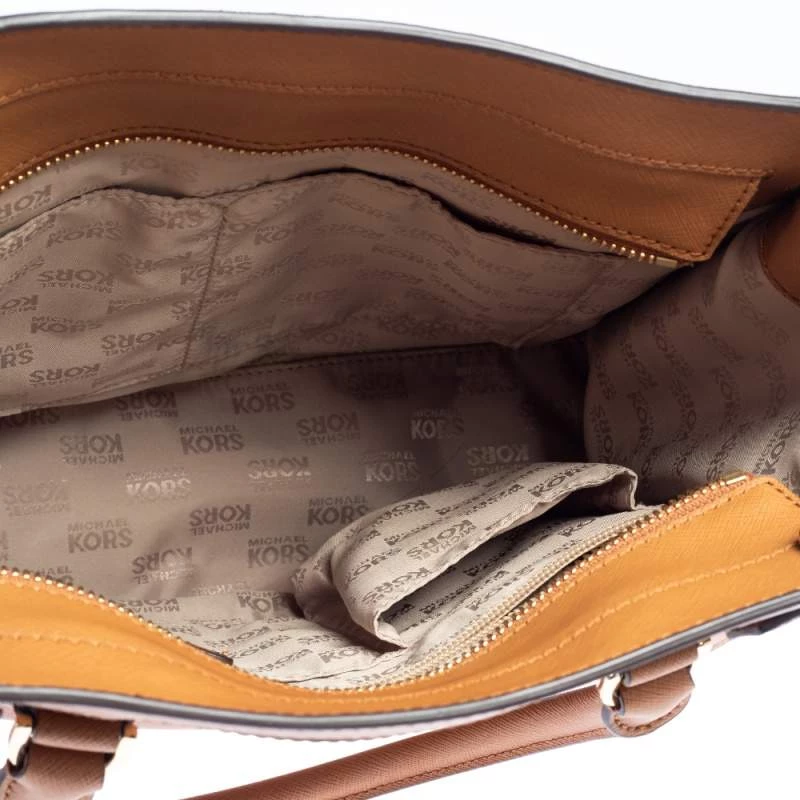 Michael Kors Brown Saffiano Leather Dillon Tote For Women - Image 7