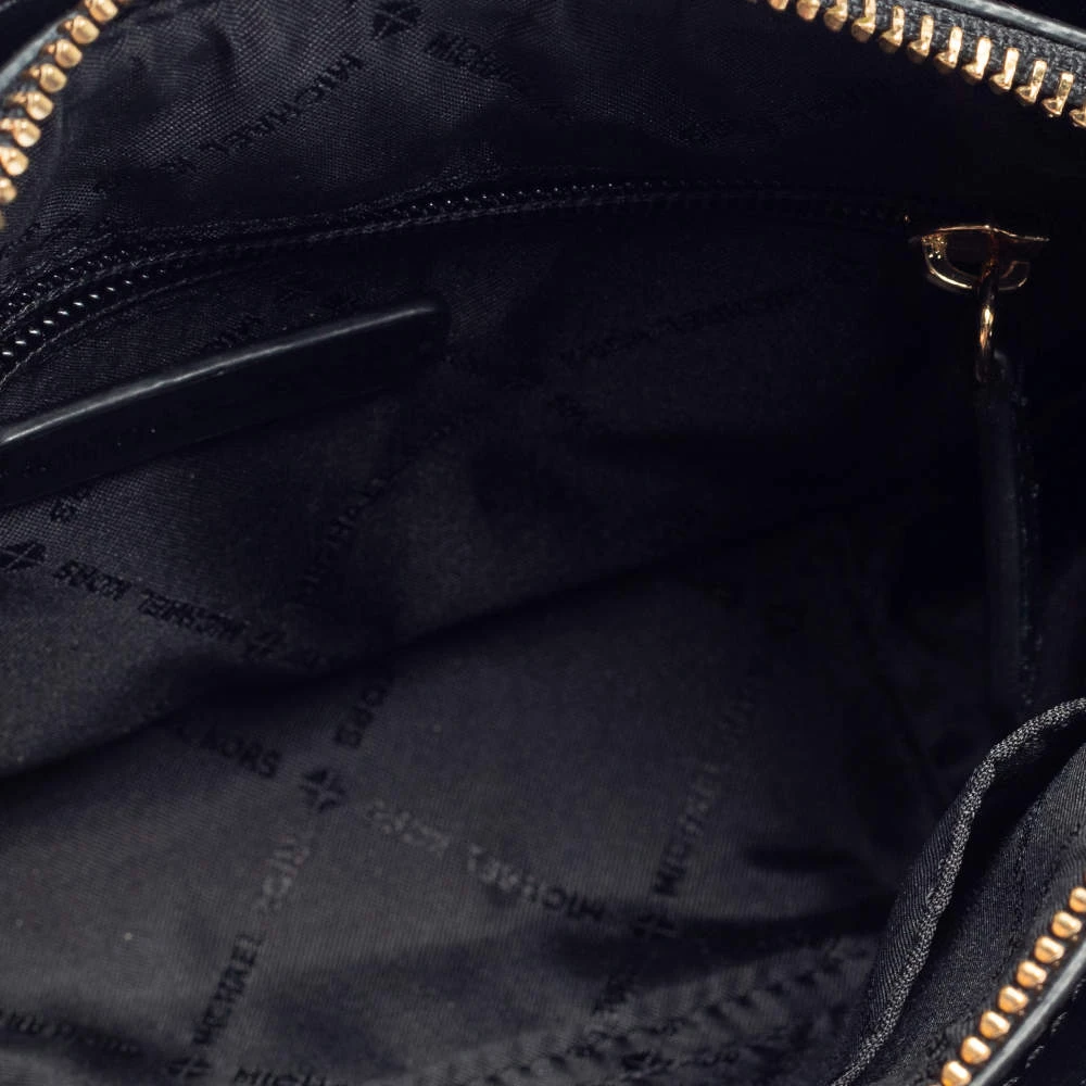 Michael Kors Micheal Kors Multicolor Python Embossed Leather And Leather Jet Set Camera Crossbody Bag For Women - Image 7