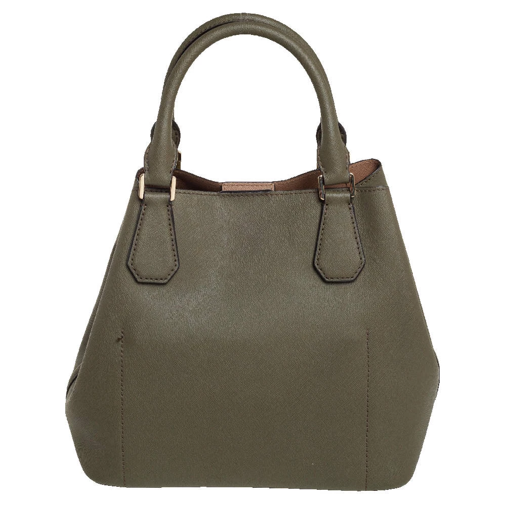 Michael Kors Green Saffiano Leather Greenwich Tote For Women - Image 4