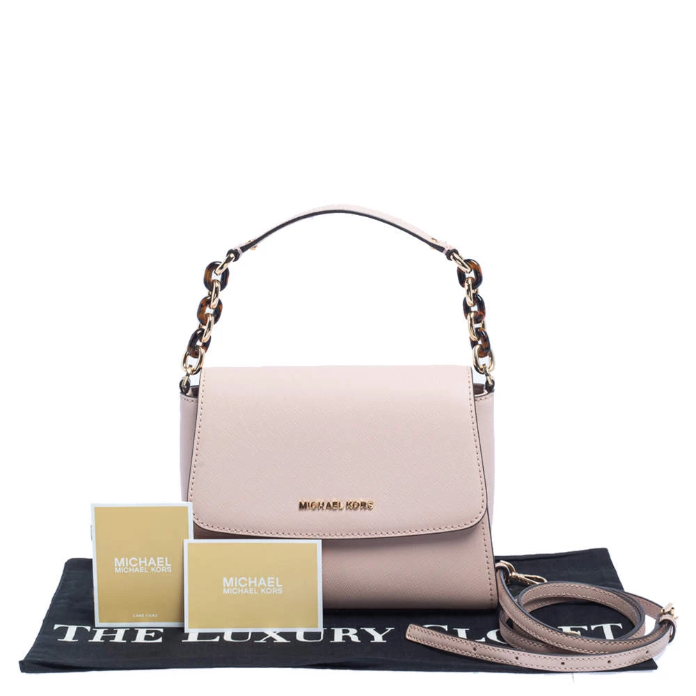 Michael Kors Pink Leather Small Sofia Satchel For Women - Image 10