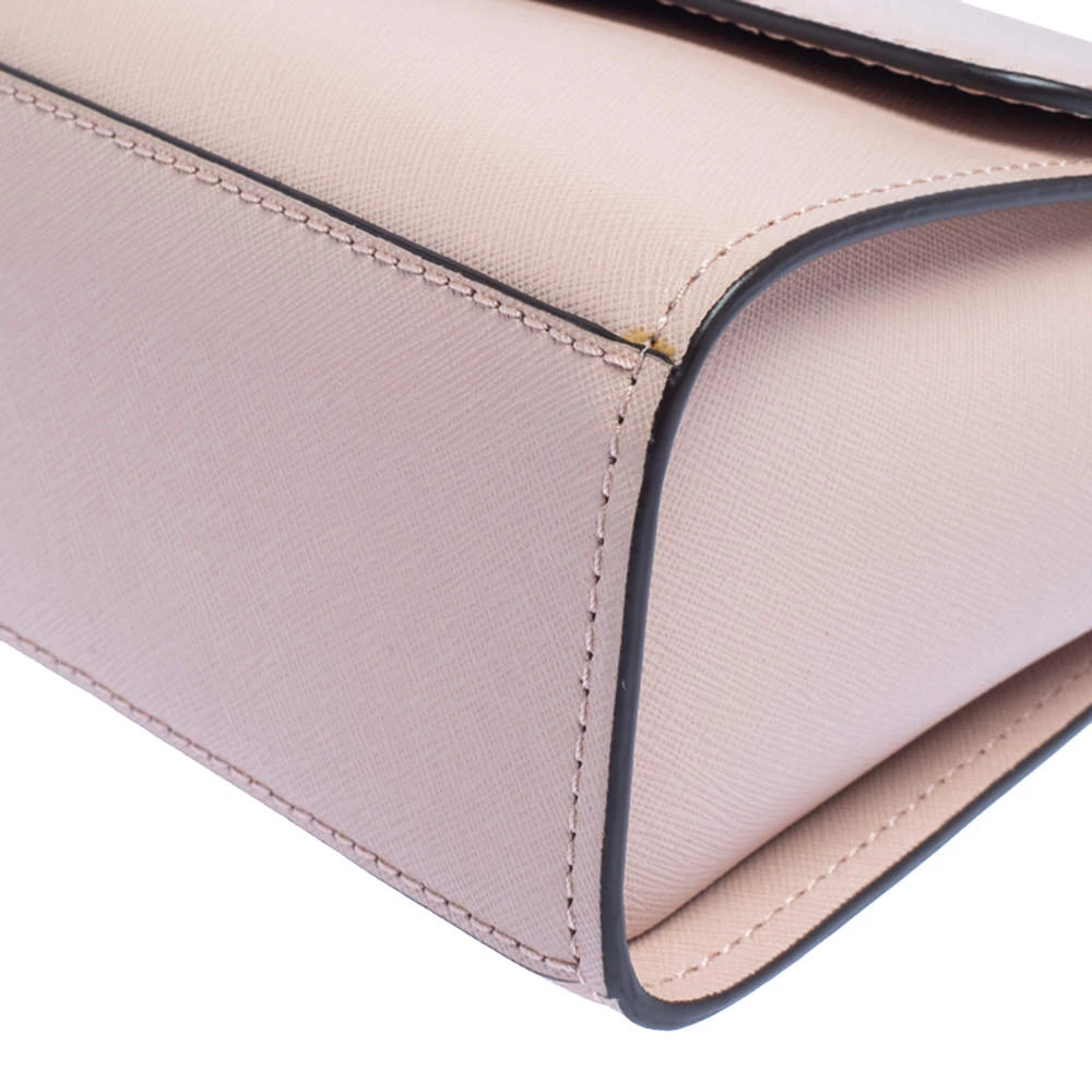 Michael Kors Pink Leather Small Sofia Satchel For Women - Image 11