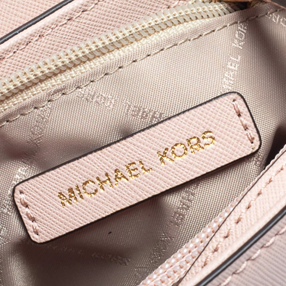 Michael Kors Pink Leather Small Sofia Satchel For Women - Image 9