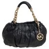 Michael Kors Black Leather Erin Hobo For Women
