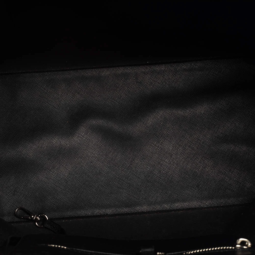 Michael Kors Hounds Tooth Printed Leather Jet Set Travel Tote For Women - Image 7