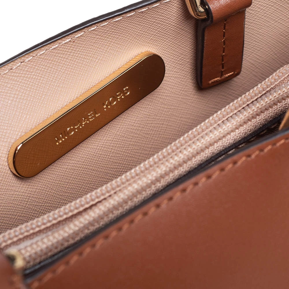 Michael Kors Multicolor Striped Leather And Python Embossed Adele Tote For Women - Image 8